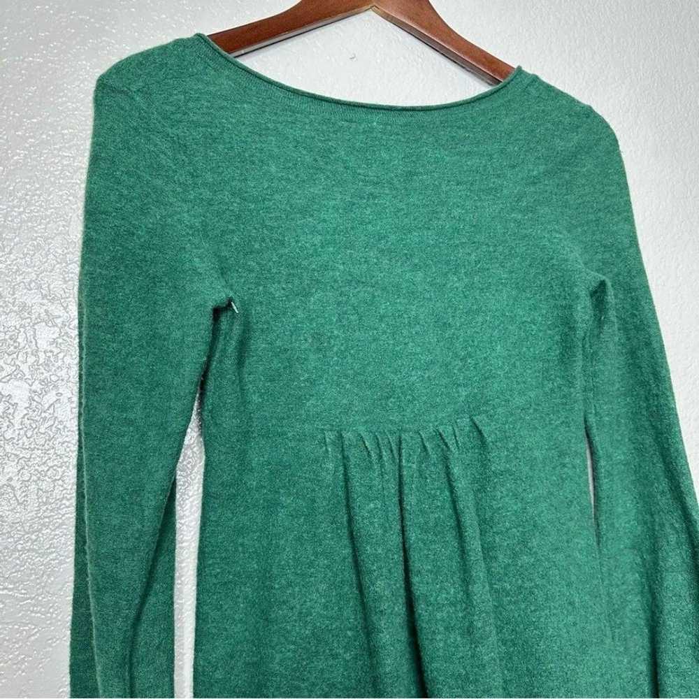 Anthropologie Moth Women's Wool Green Long Sleeve… - image 6