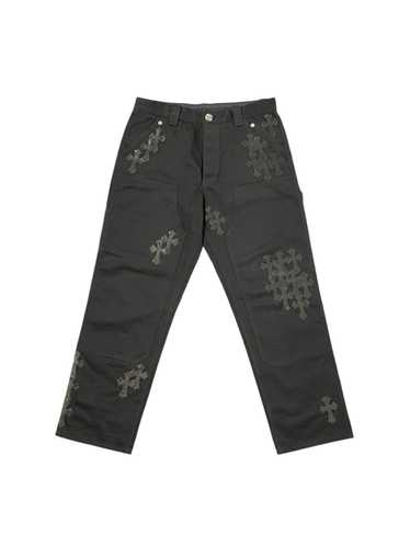 Chrome Hearts 1/1 Cross Patch Black Canvas Carpen… - image 1