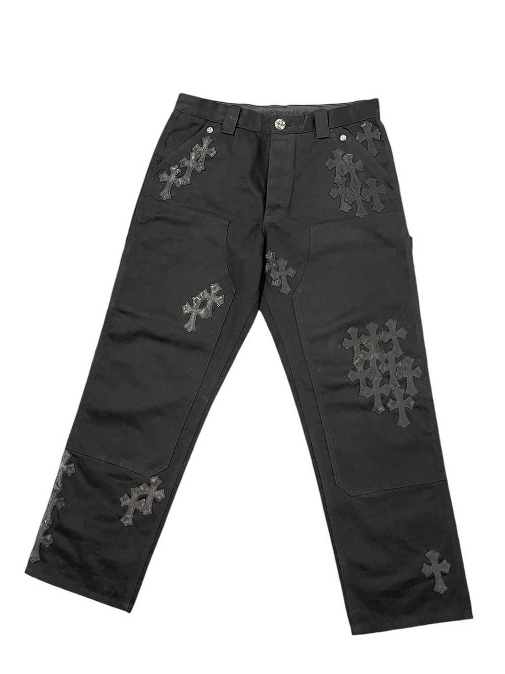 Chrome Hearts 1/1 Cross Patch Black Canvas Carpen… - image 3