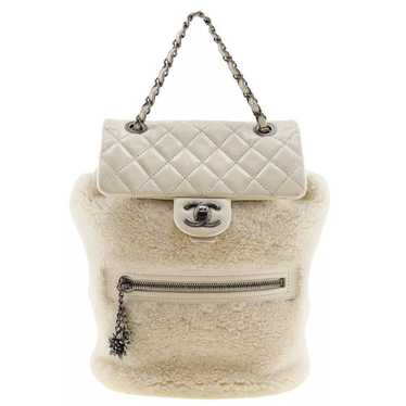 Chanel CHANEL Backpack Daypack Mouton/lambskin Wom