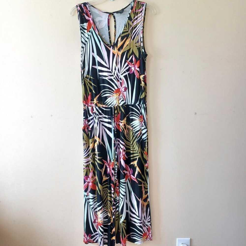 Spense Tropical Jumpsuit Sleeveless Pullon Pocket… - image 11