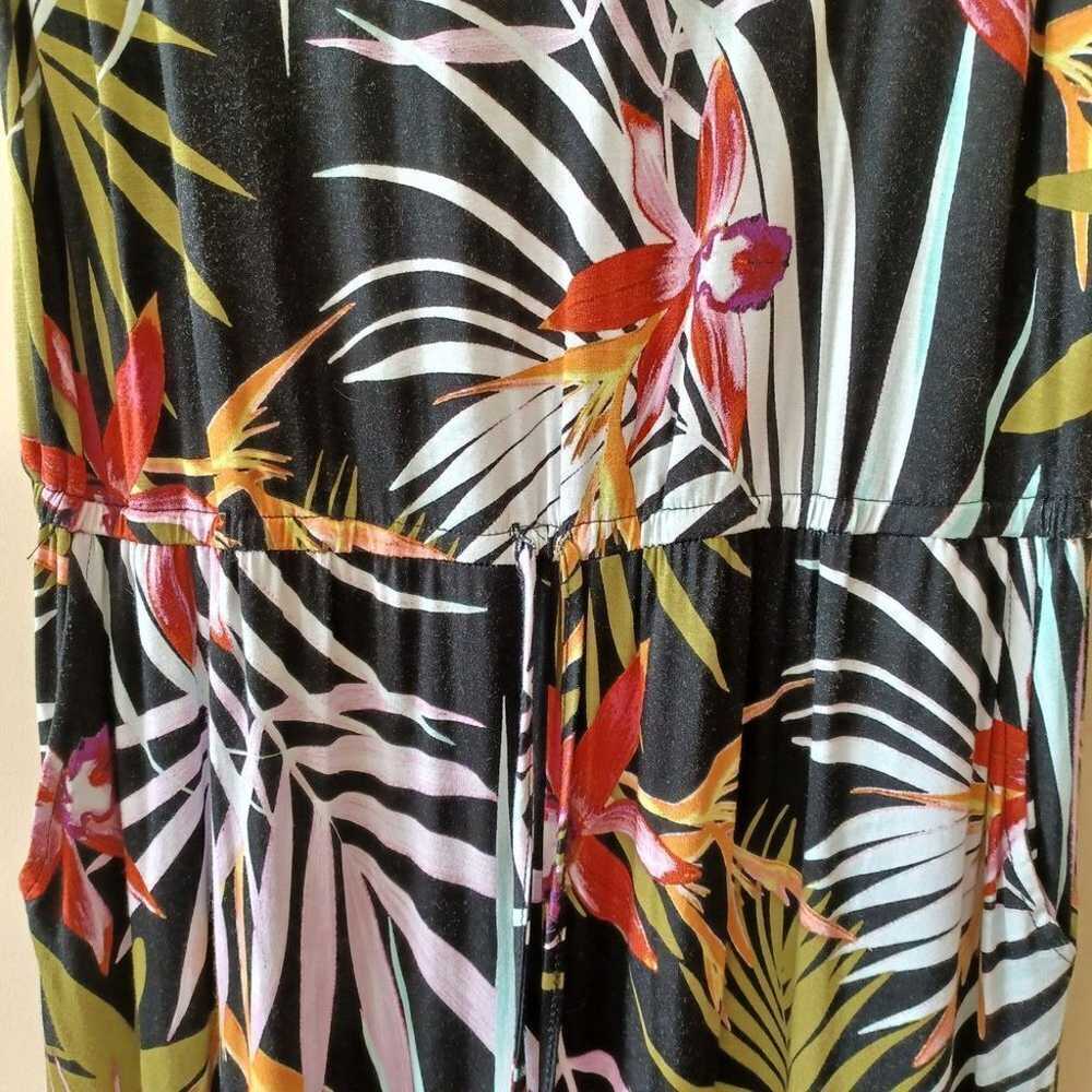 Spense Tropical Jumpsuit Sleeveless Pullon Pocket… - image 4