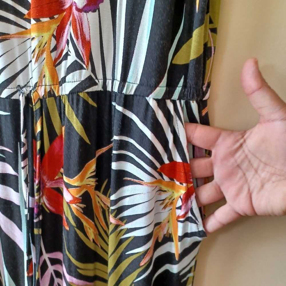 Spense Tropical Jumpsuit Sleeveless Pullon Pocket… - image 5