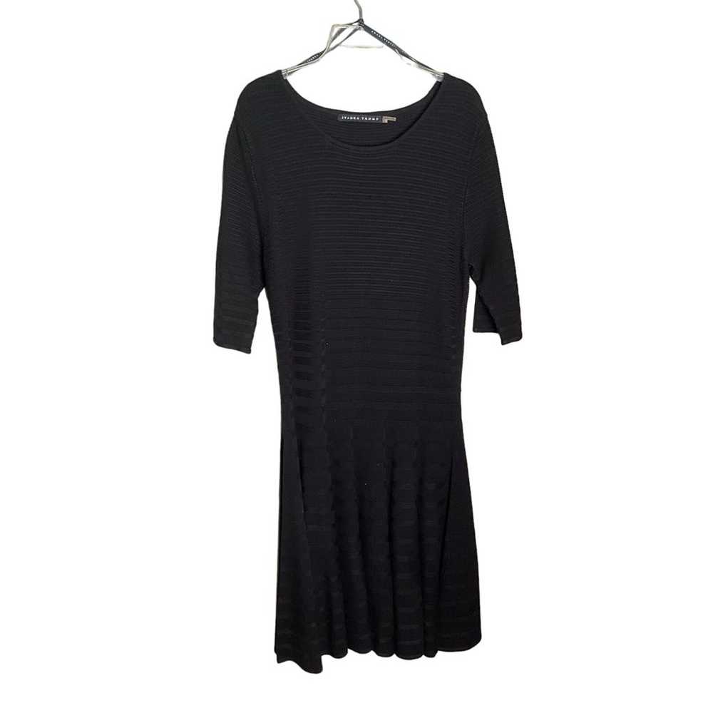 Ivanka Trump Womens Sweater Dress Fit & Flare Elb… - image 1