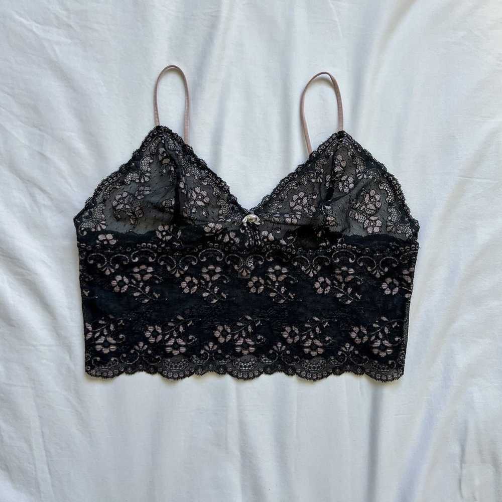 Vintage Y2K Victoria’s Secret Lace Cropped Tank T… - image 4