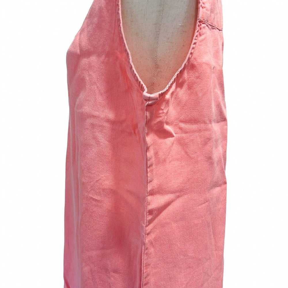 J.Jill Large Women's Coral Sleeveless 100% Linen … - image 5