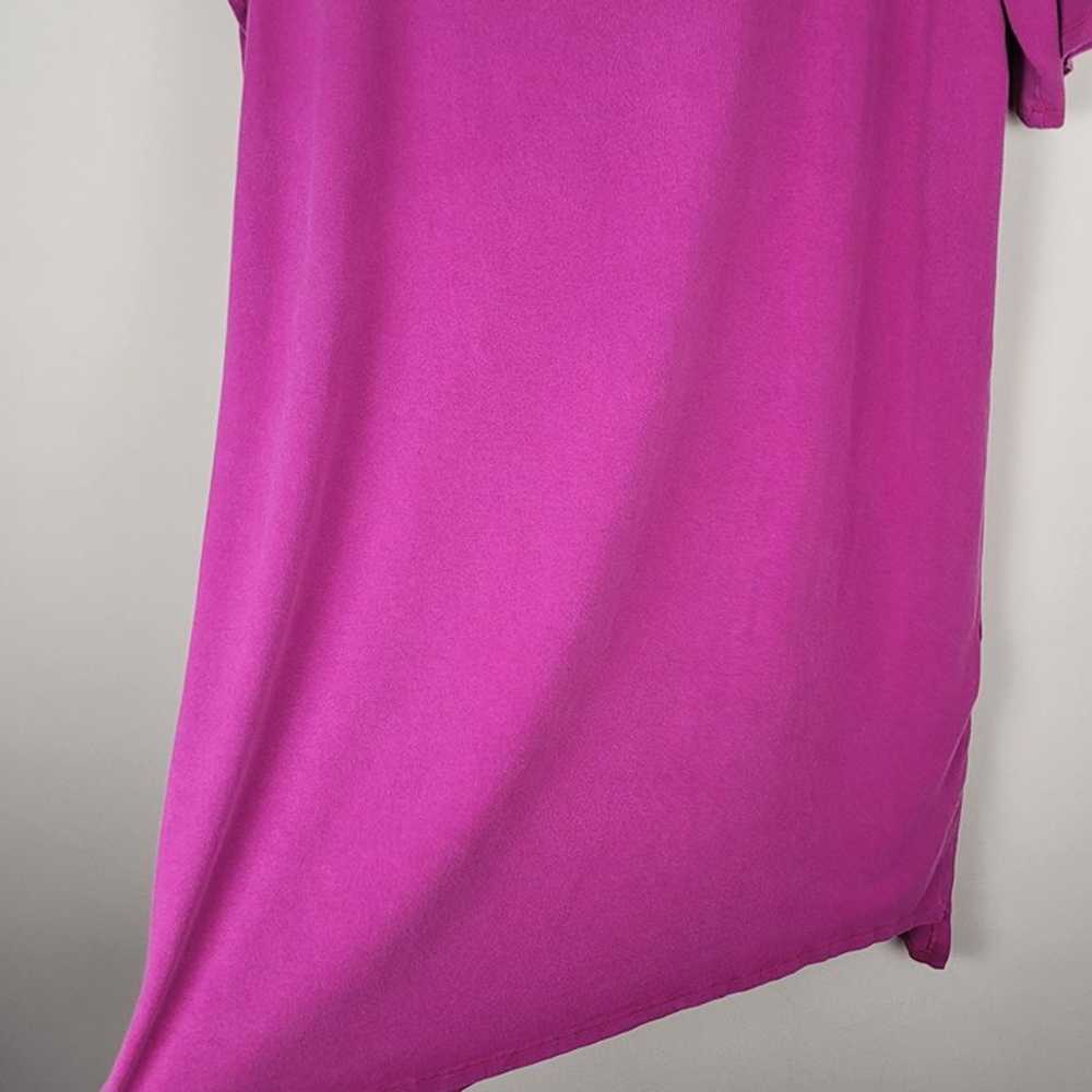 Eileen Fisher Size L Tencel Stretch Jersey T-Shir… - image 5