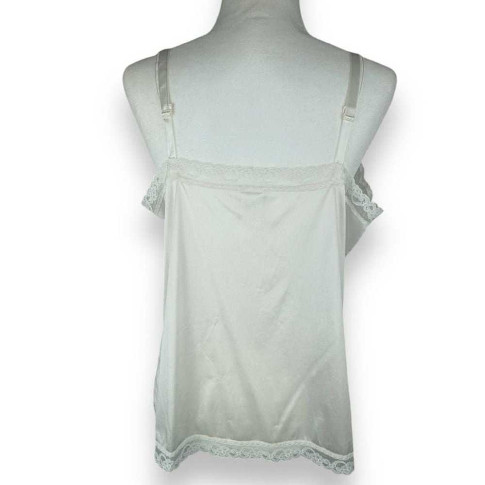 Vintage Lace Camisole Slip Top Large Nylon Satin … - image 8