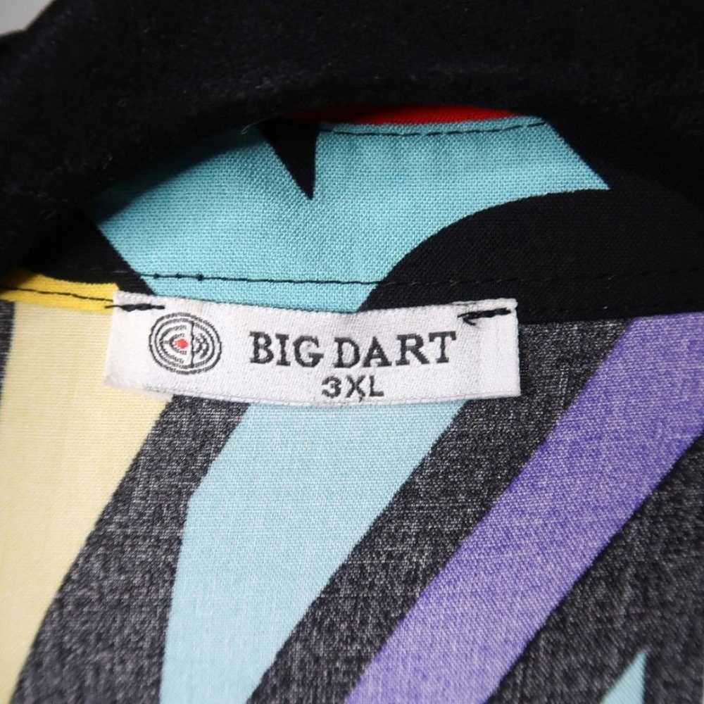 Vintage Big Dart Blouse Shirt Retro PopArt Abstra… - image 6