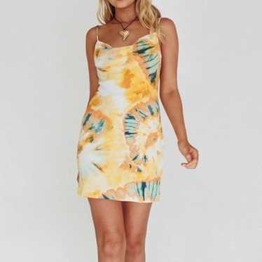 Saints and Secrets Tie Dye Mini Dress