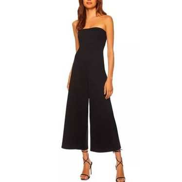 NWOT Susana Monaco Strapless Cropped Wide Leg Jum… - image 1