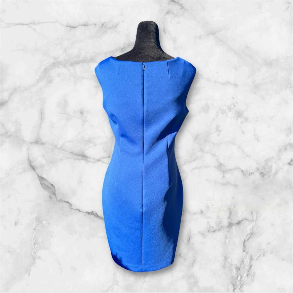 Calvin Klein royal blue sleeveless scuba dress sz… - image 3