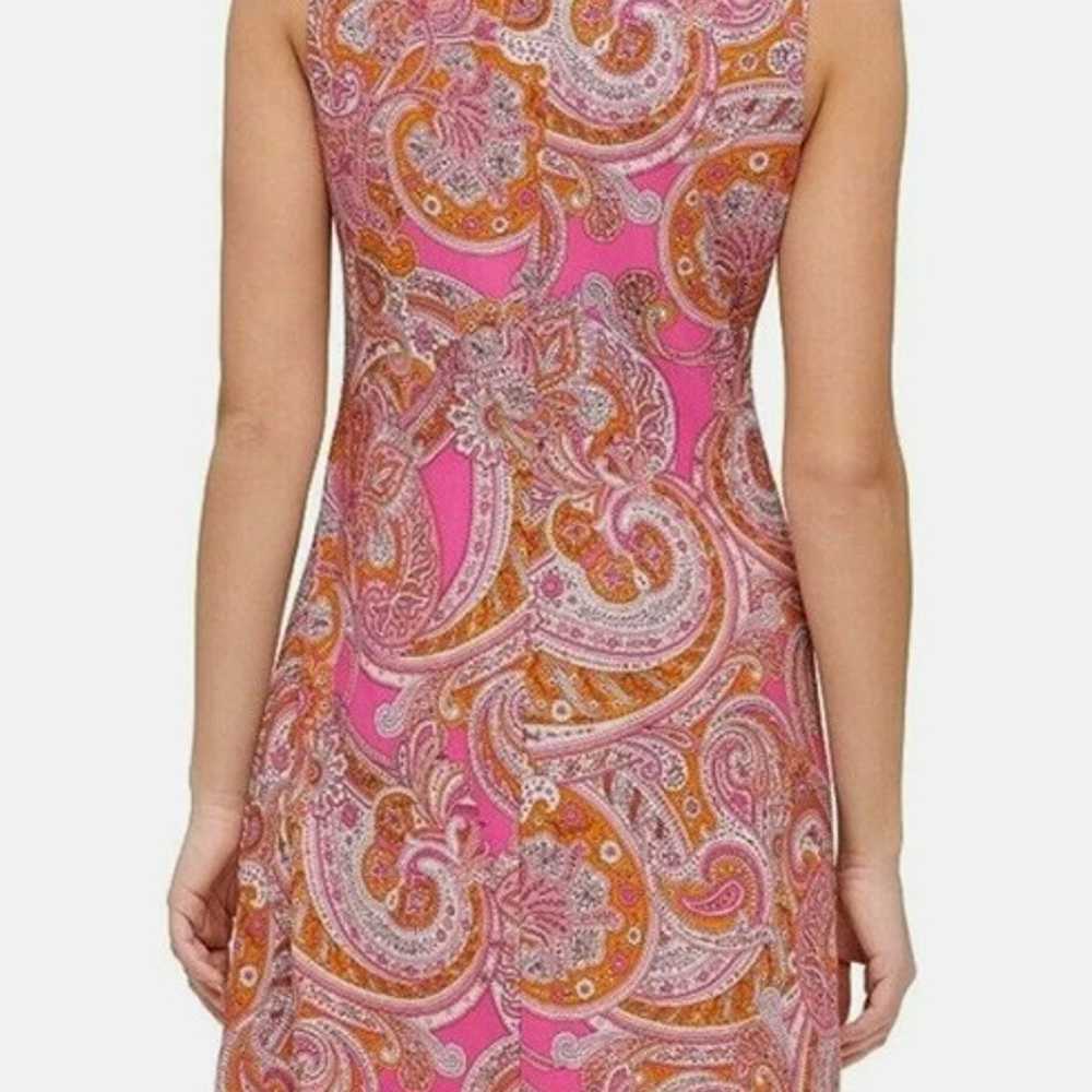 Tommy Hilfiger Pink Paisley Mini Dress: Size Medi… - image 2