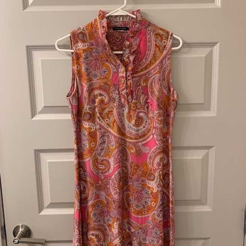 Tommy Hilfiger Pink Paisley Mini Dress: Size Medi… - image 3