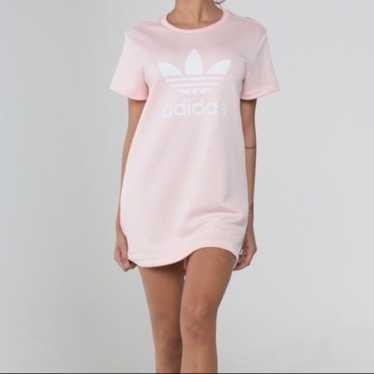 Adidas Originals Trefoil Tee Dress (Icy Pink) - image 1