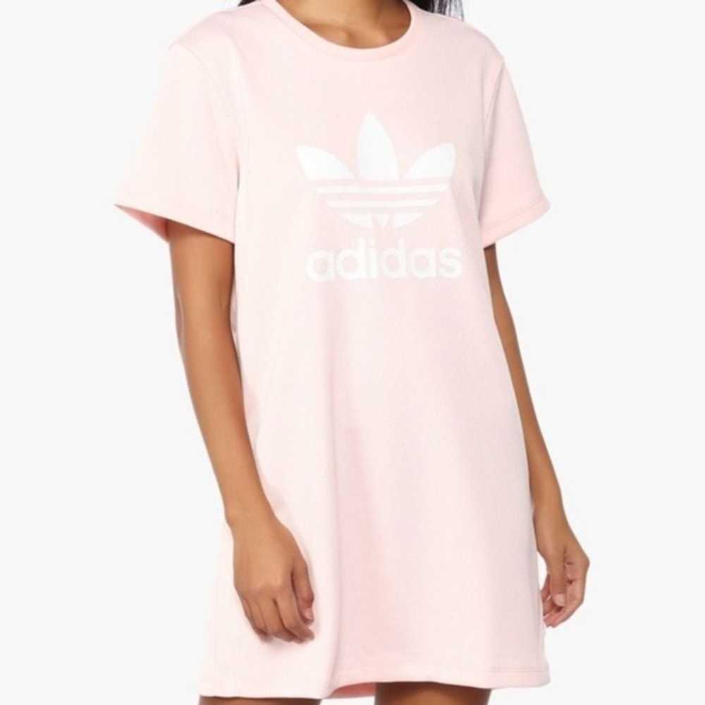 Adidas Originals Trefoil Tee Dress (Icy Pink) - image 3