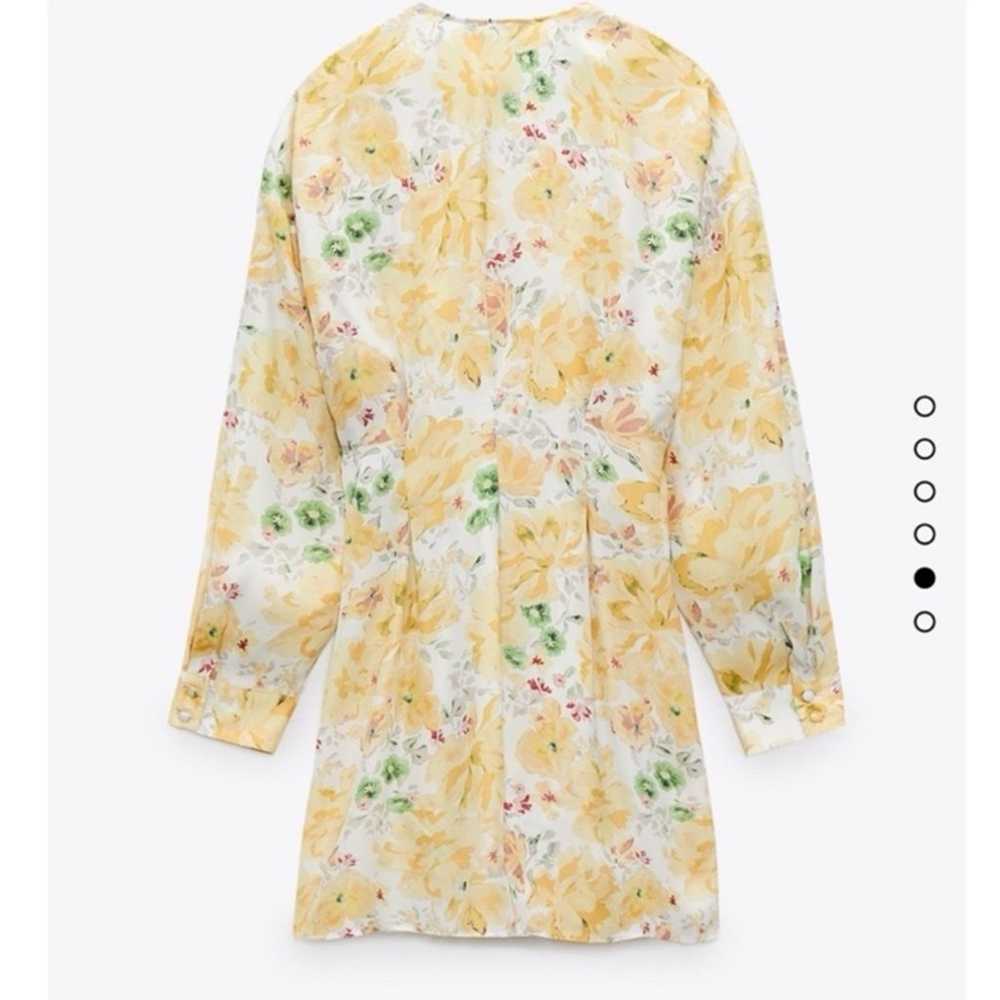 ZARA FLORAL PRINT CORSET MINI DRESS - image 2