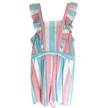 Entro Cotton Candy Blue Pink White Sleeveless Stri