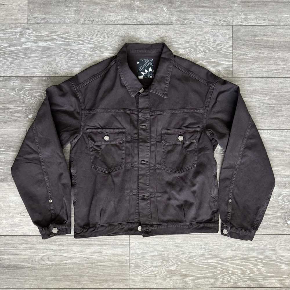 Visvim ICT FW23 101XX JKT DMGD Black Dry Pique De… - image 4