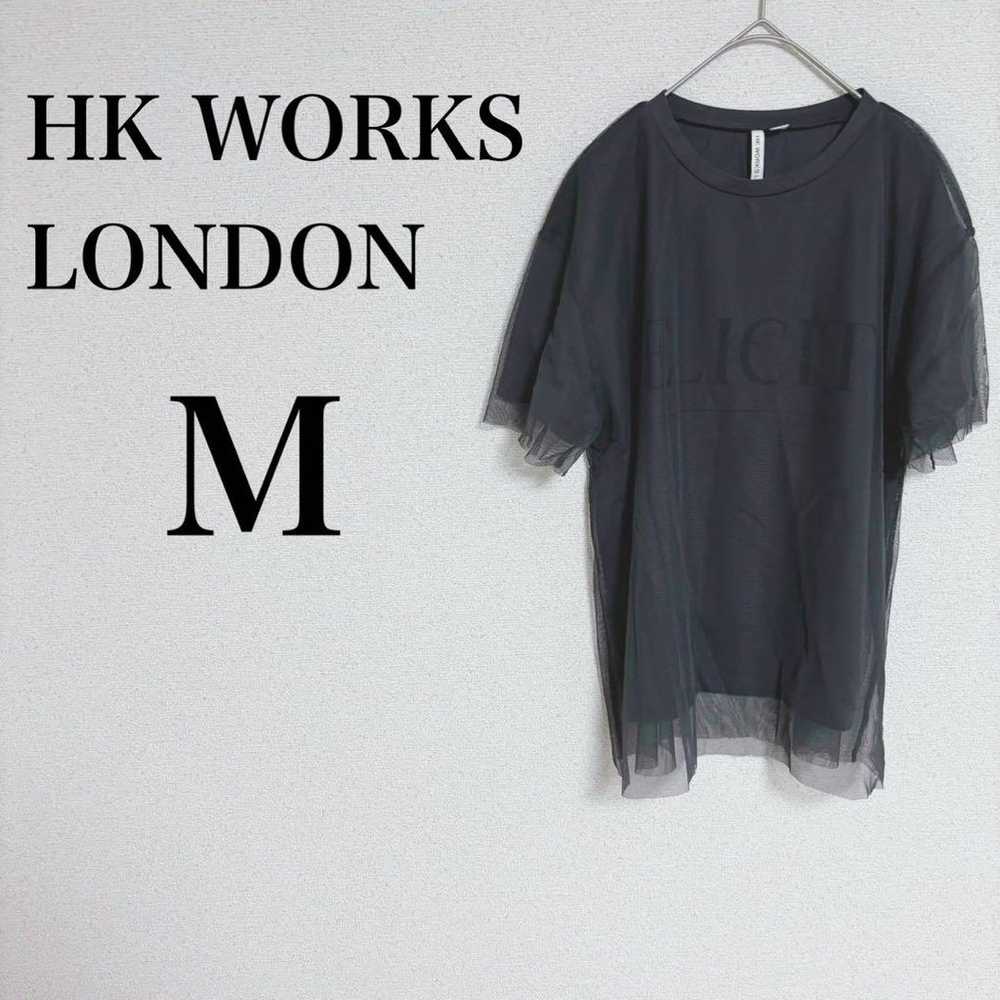 b829 Shimamura HK WORKS LONDON Short Sleeve Chiff… - image 1