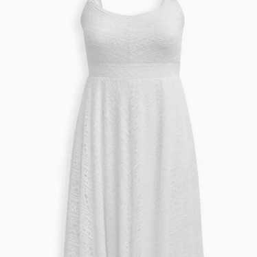 Torrid Size 2 white lace dress - image 1