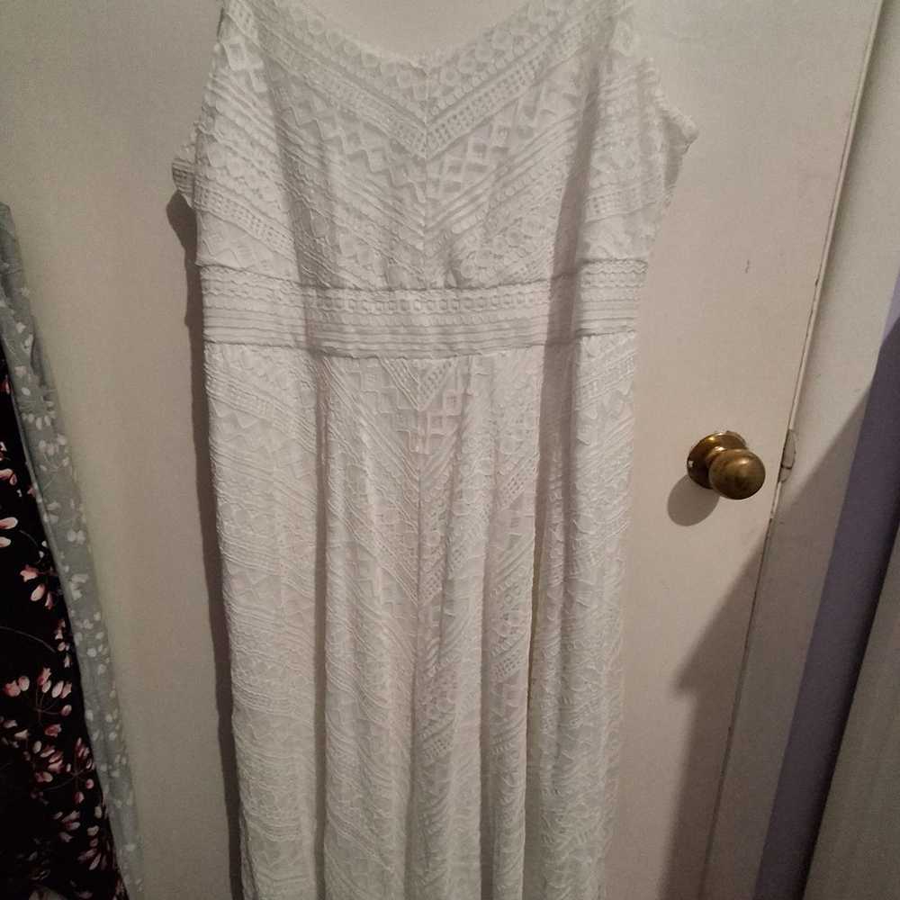 Torrid Size 2 white lace dress - image 2