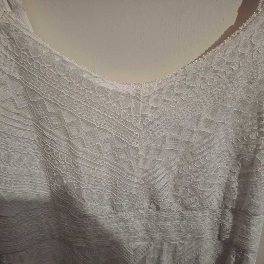 Torrid Size 2 white lace dress - image 6