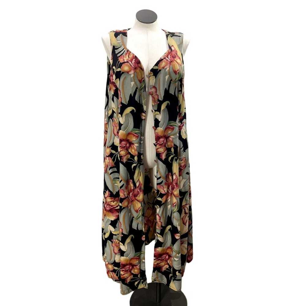 John Philips Plus Size 20 Maxi Shift Dress 90s Sl… - image 10