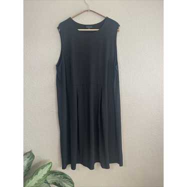 J. Jill Dress Women's 2X Black Sleeveless Shift W… - image 1