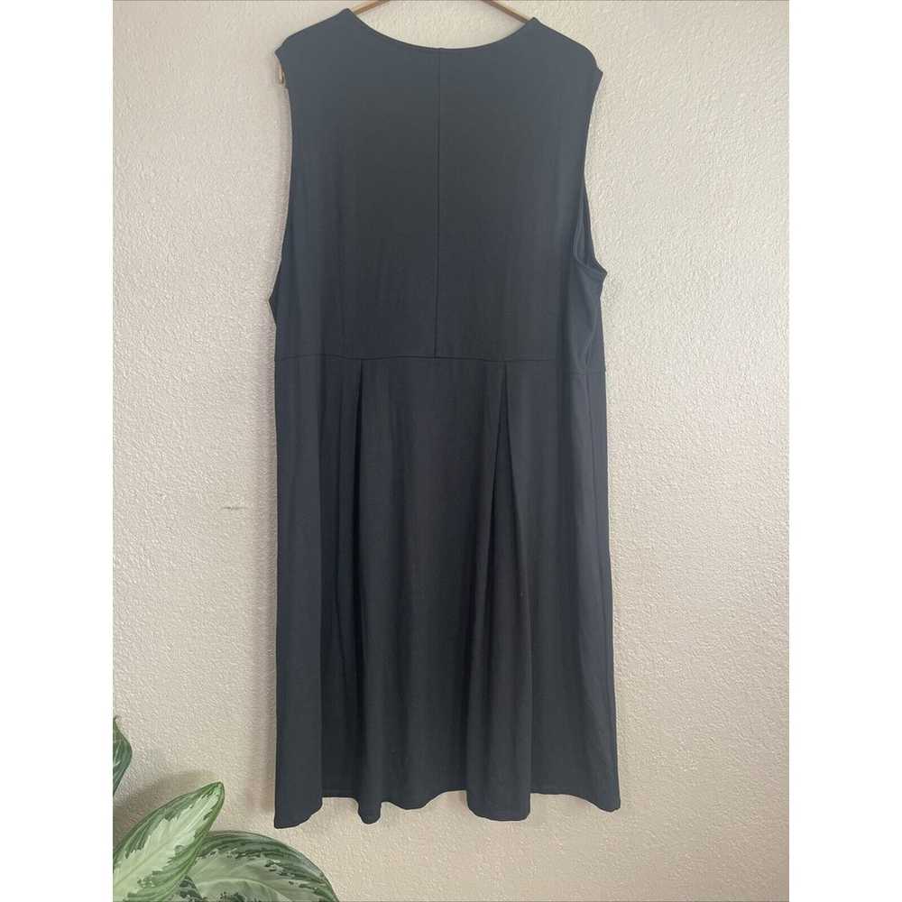 J. Jill Dress Women's 2X Black Sleeveless Shift W… - image 5