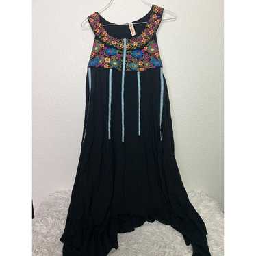 Shoreline 2XL Embroidered Dress Boho Floral Stunn… - image 1