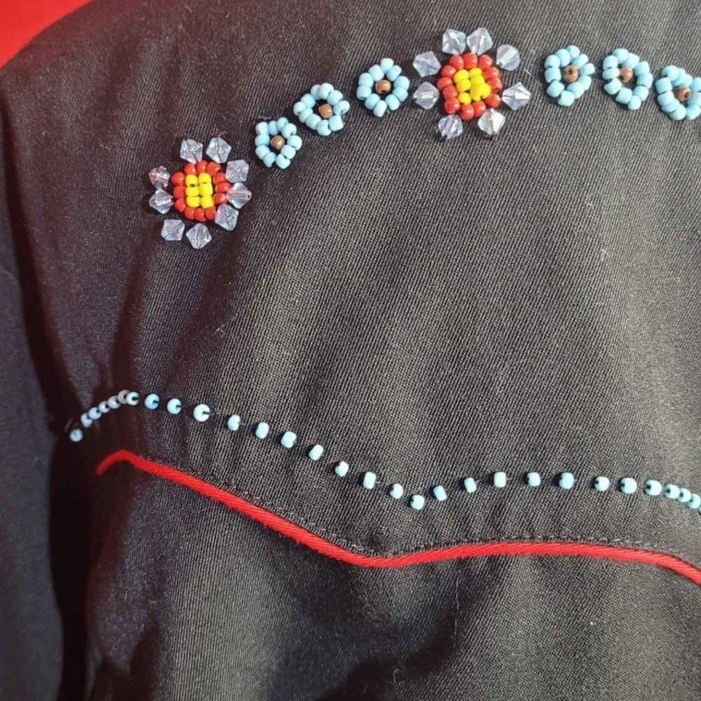 Vintage Scully beaded western dressage shirt, wom… - image 4