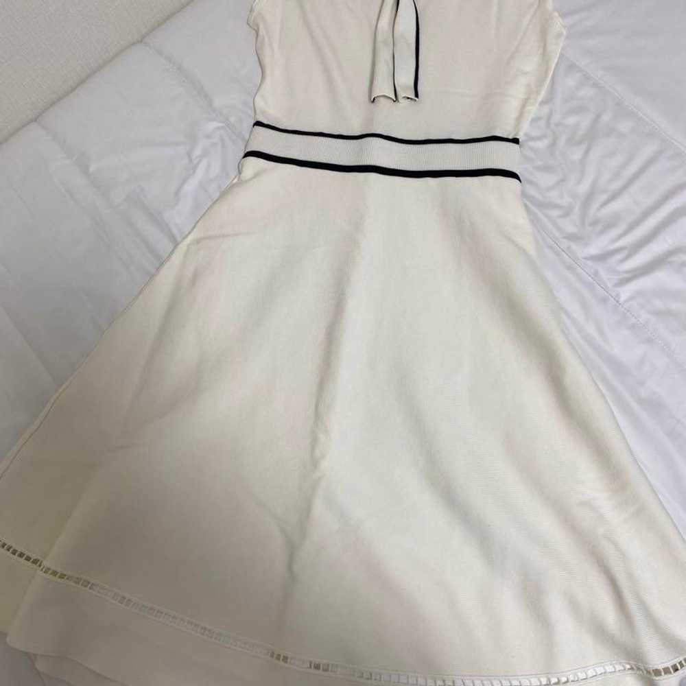 White sleeveless knit dress - image 1