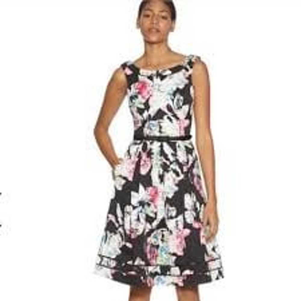 Floral White House Black Market dress - image 1