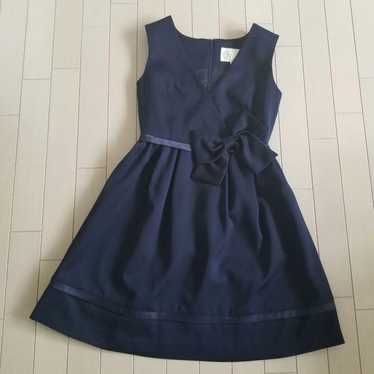 Chesty☆One-piece☆Ribbon☆Navy - image 1