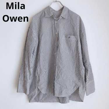 Mira Woen Long Sleeve Shirt Top Striped Casual Bl… - image 1