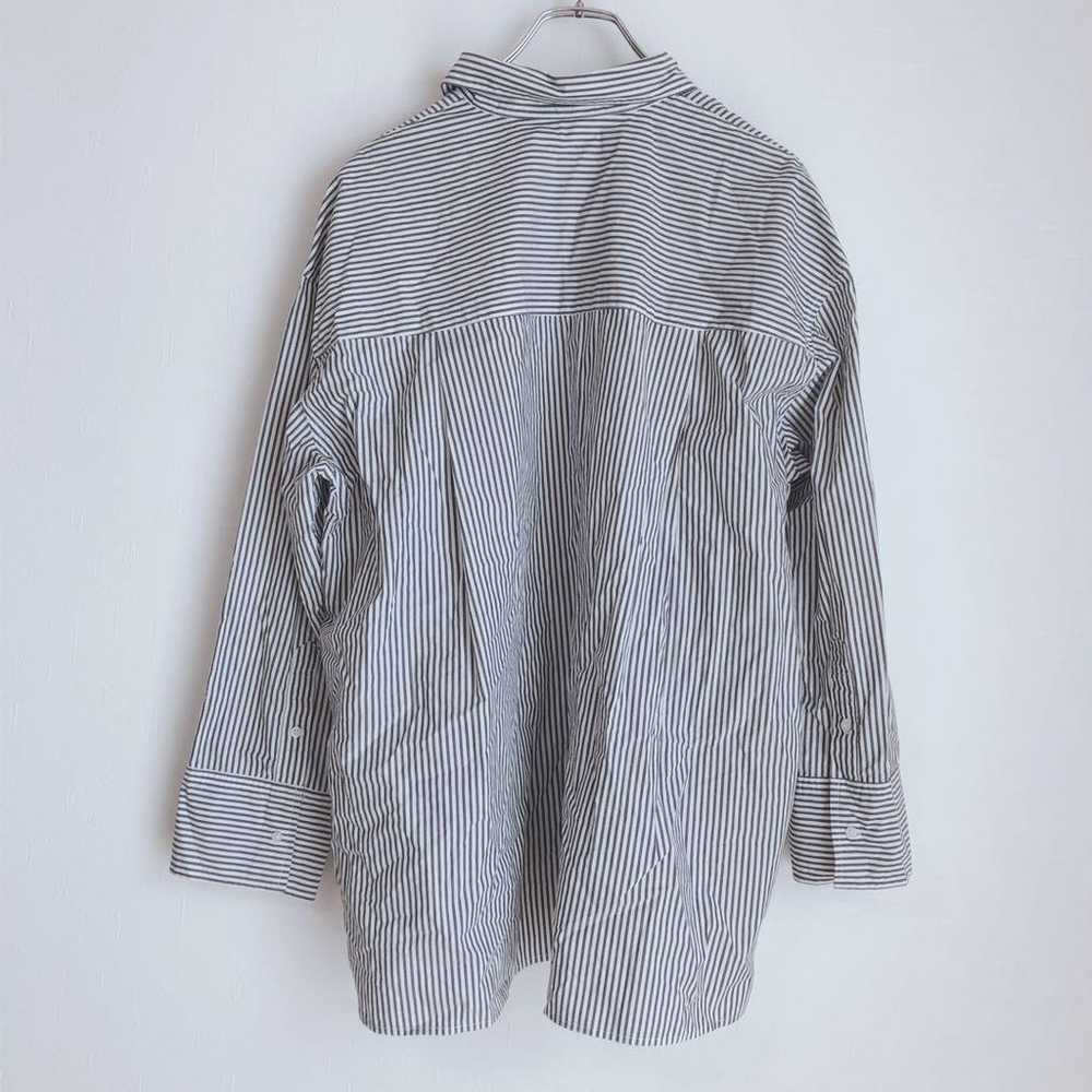 Mira Woen Long Sleeve Shirt Top Striped Casual Bl… - image 2