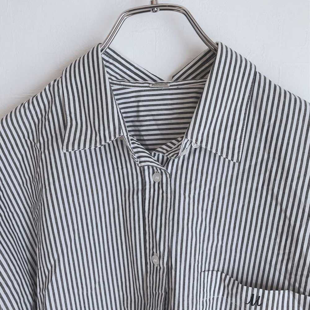 Mira Woen Long Sleeve Shirt Top Striped Casual Bl… - image 3