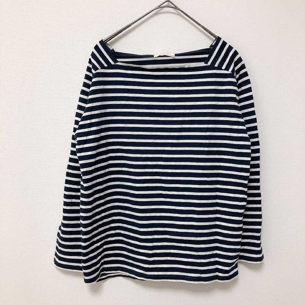 BEAMS HEART Long Sleeve Cut and Sewn Top - Stripe… - image 2