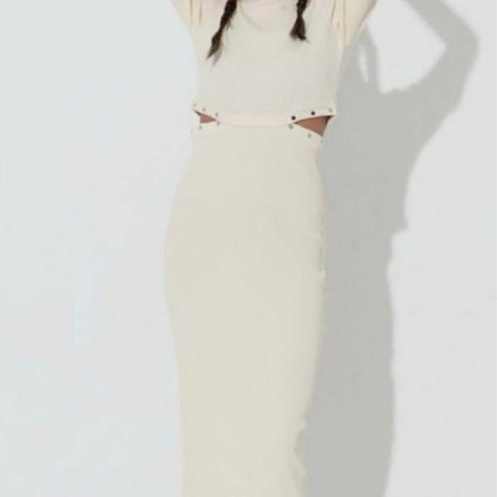 Roger and Raw Cut Design Long Dress - image 2