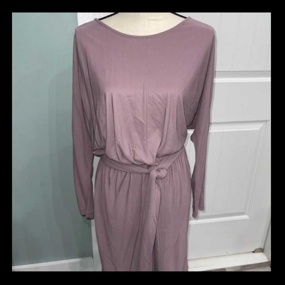 Halston Heritage NWT tie waist dolman sleeve dres… - image 4