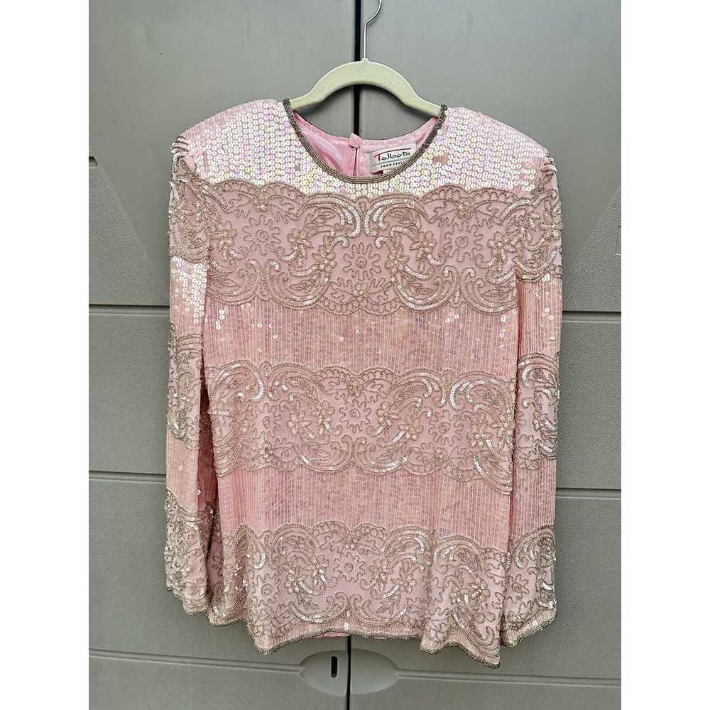 Vintage Talbots Joan Leslie Womens Pink All Over … - image 1