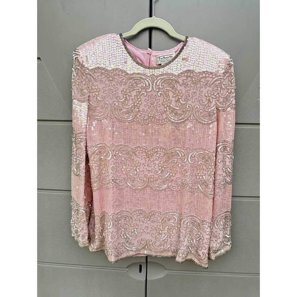 Vintage Talbots Joan Leslie Womens Pink All Over … - image 2