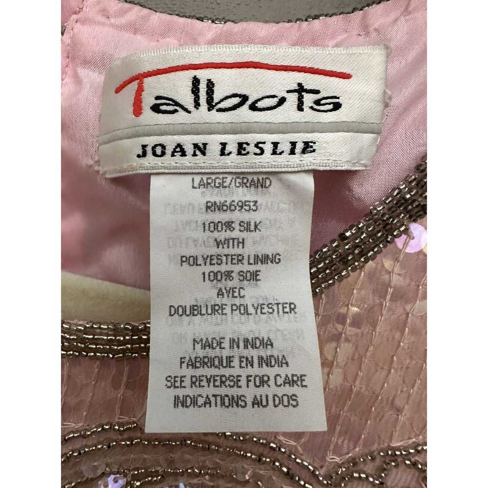 Vintage Talbots Joan Leslie Womens Pink All Over … - image 5