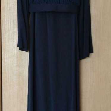 ZARA Long Dress Navy Blue