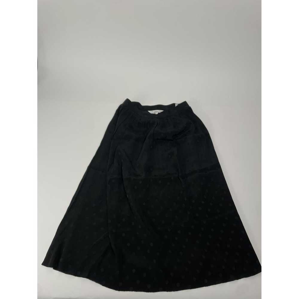 Dior Silk maxi skirt - image 9