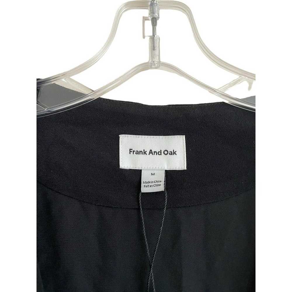 Frank And Oak A-line Mini Dress Size Medium Black… - image 3