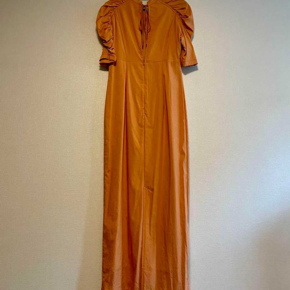 Coco Deal / Orange Gathered Sleeve Dress - image 2