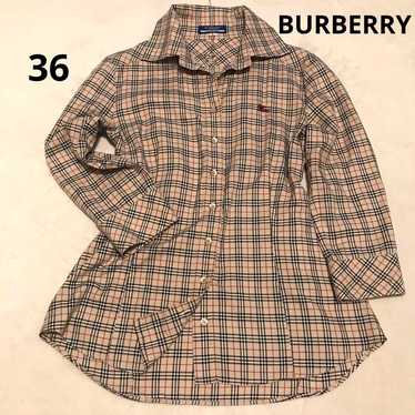 Burberry Cotton Shirt Nova Check Horse Logo