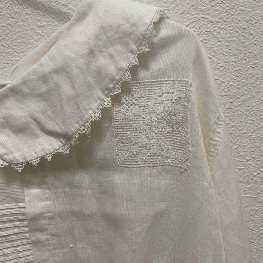 French Antique Blouse - image 3